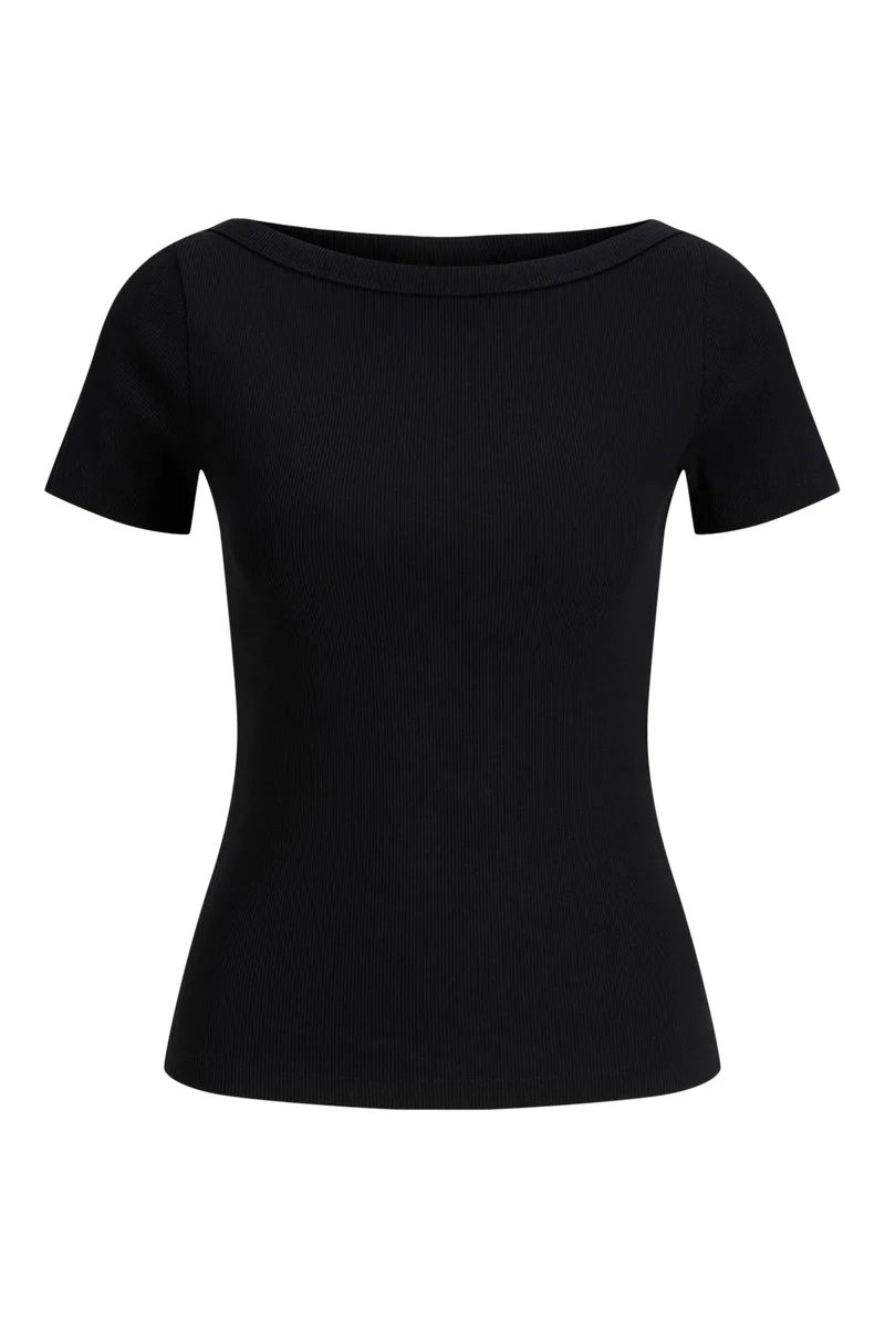 Jjxx - Jxfifi Str Ss Boatneck Tee - 5179394 Black