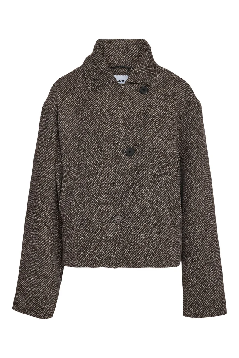 Noisy May - Nmmaddie L/S Jacket - 5075810 Chocolate Brown