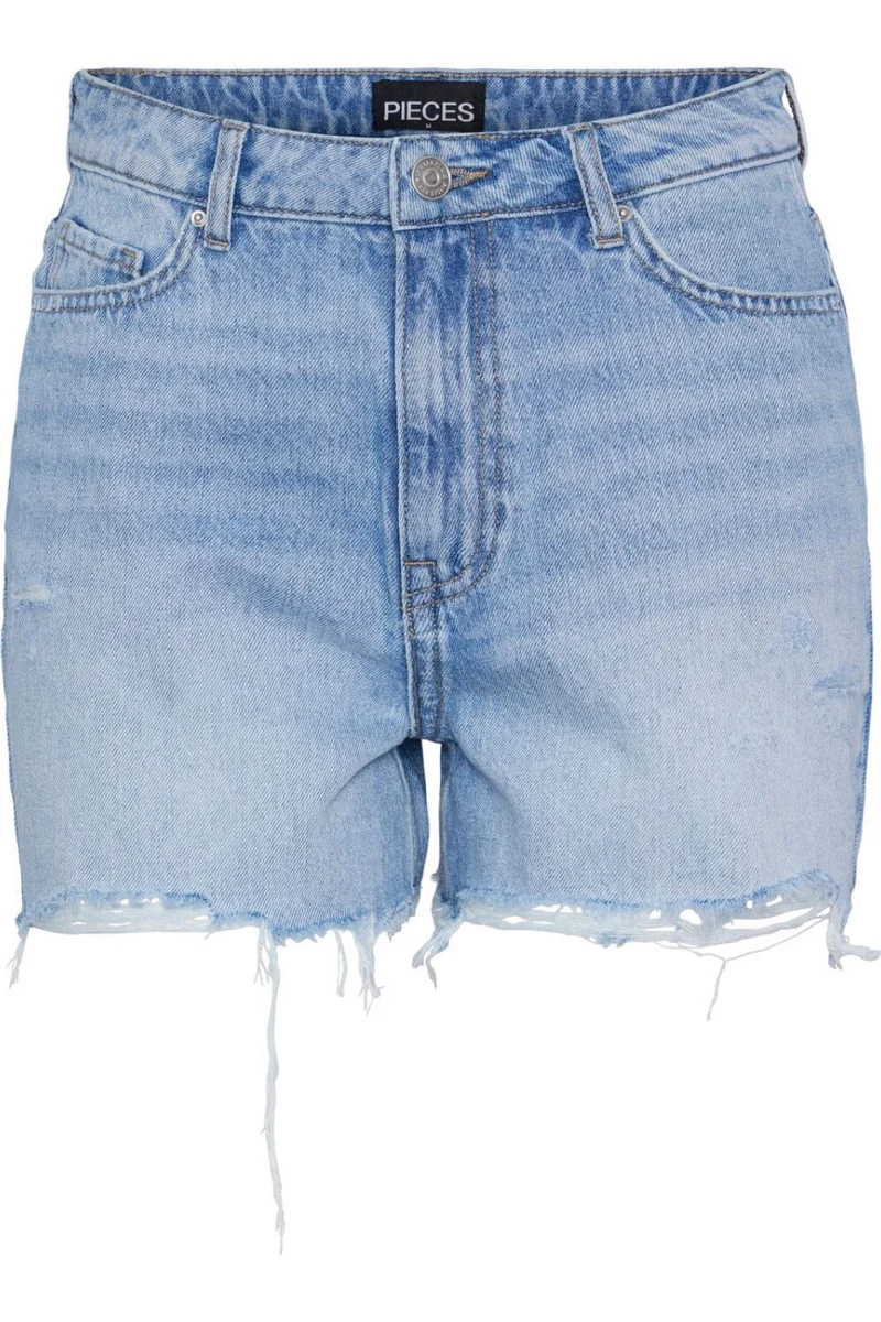 Pieces - Pcsummer Dest Lb Shorts - 4405831 Light Blue Denim