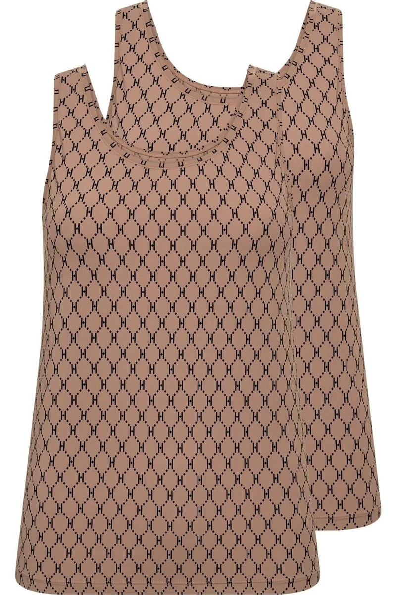 Hype The Detail - Singlet Logo 2Pk 3250-1 - 98 - Brun