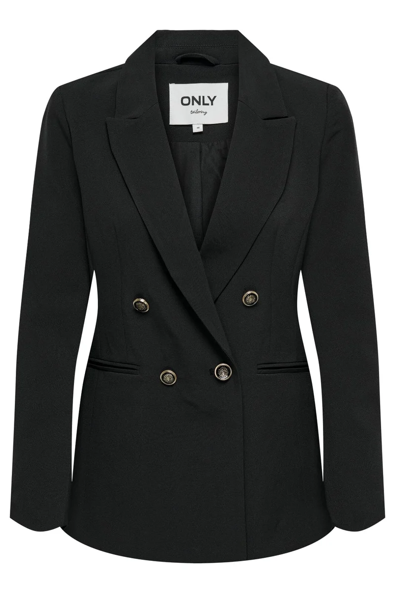 Only - Onlastrid Life L/S Fit Blazer Tlr - 4413127 Black