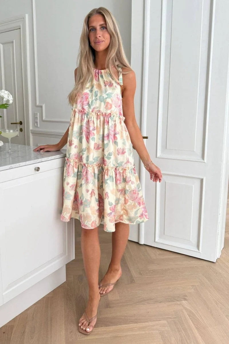 BYIC x Molly&My - Abbiic Dress A23893 - Pastel Garden