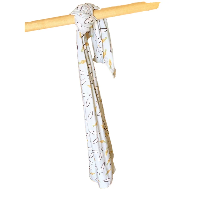 Kozi and Co Swaddle Blanket Hello Bunny