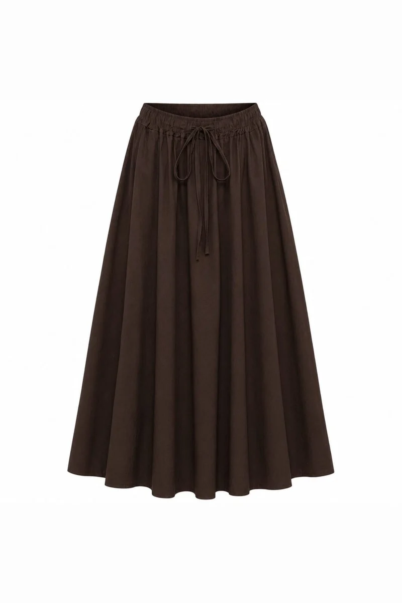 Marta Du Chateau - Mdcpomeline Skirt 8784 - Moro