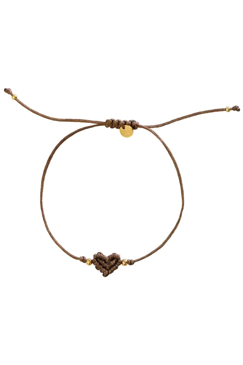 Stine A - Love Bracelet Mocha - 3236-2