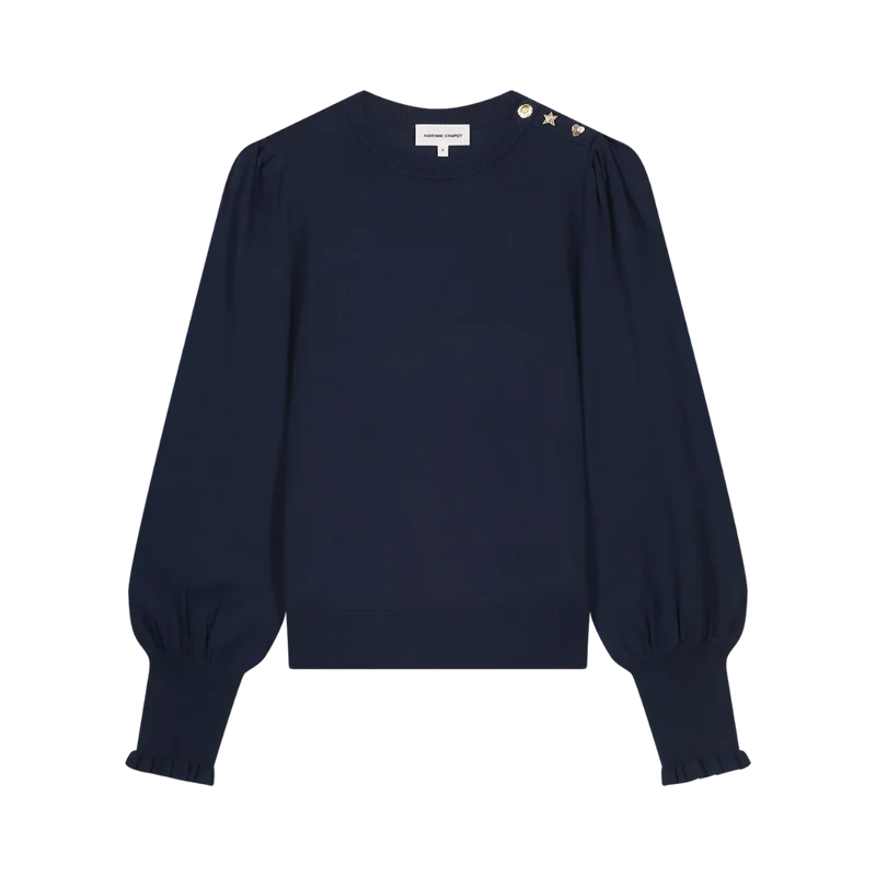 NOOS Molly Balloon Pullover - After Midnight Blue