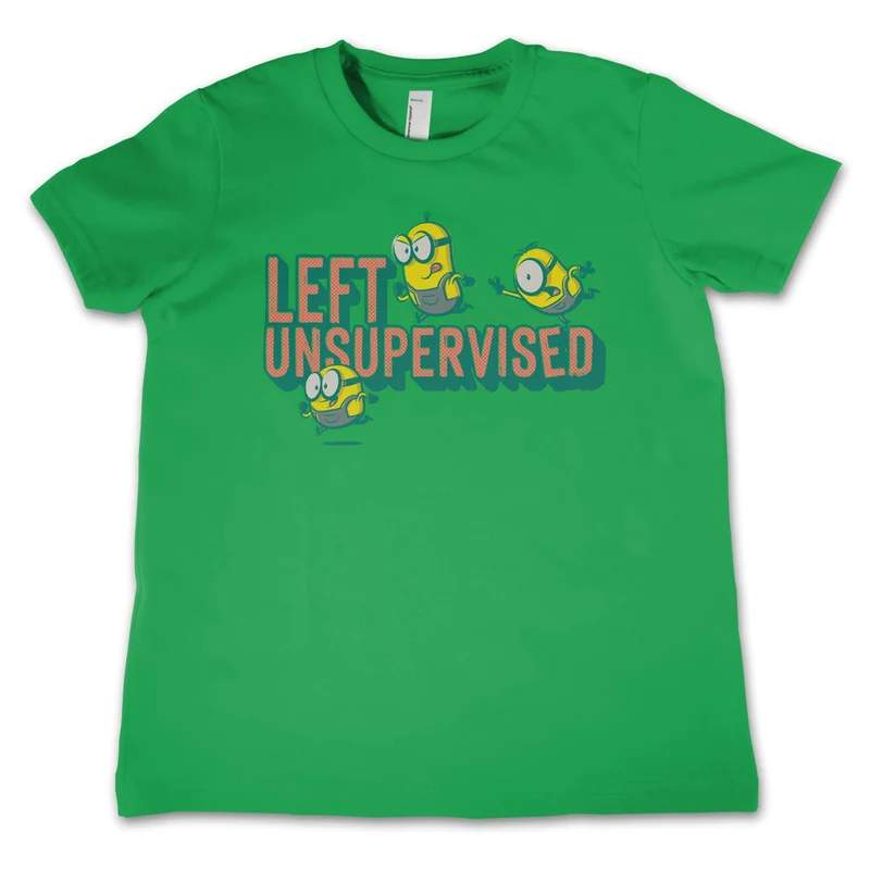 Minions Left Unsupervised Kids Tee