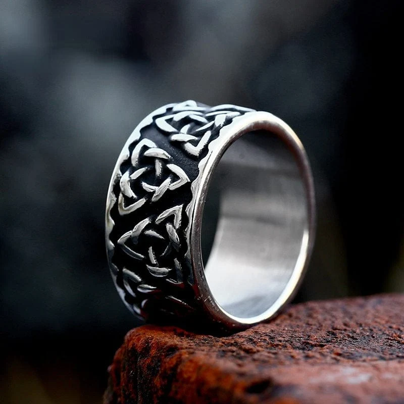 Punk Celtic Knot Ring för män