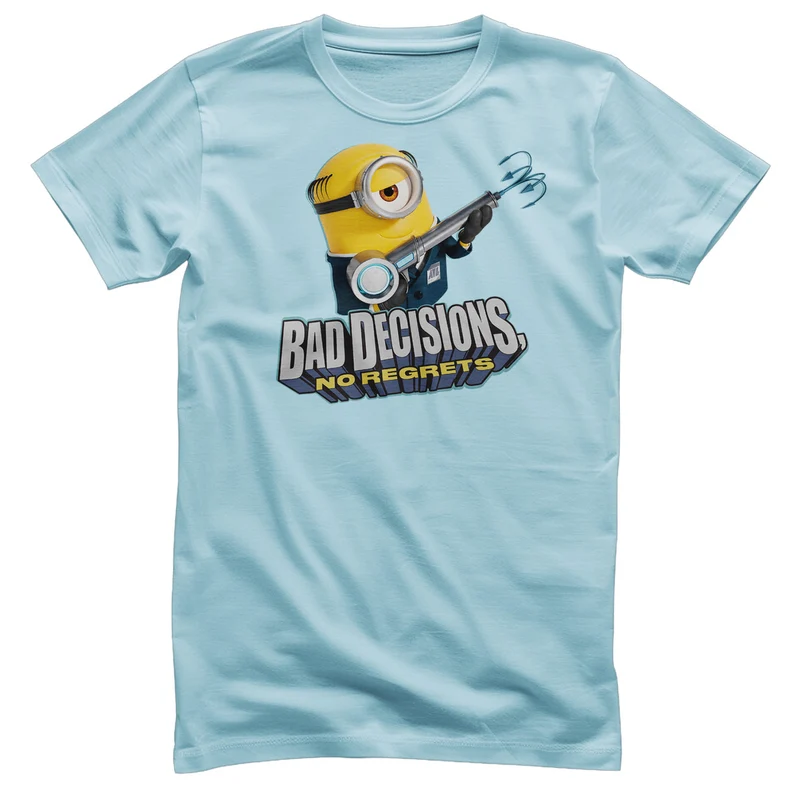 Minions - Bad Decisions No Regrets T-Shirt