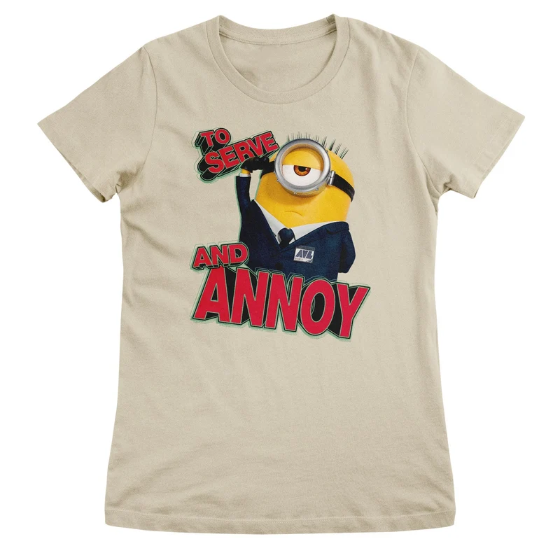To Serve And Annoy Girly Tee