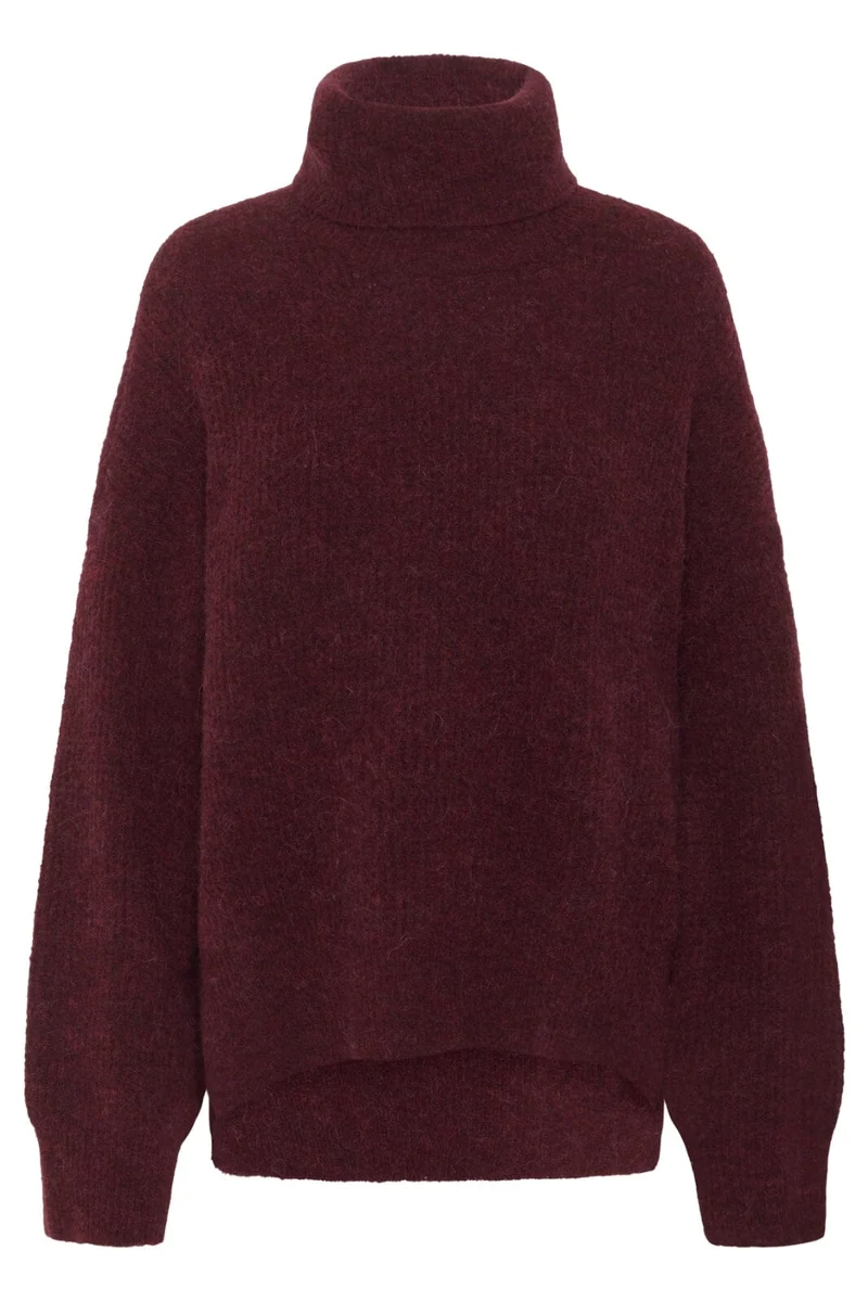 Gestuz - Alphagz Rollneck 10909446 - 107340 - Blood Red Mélange
