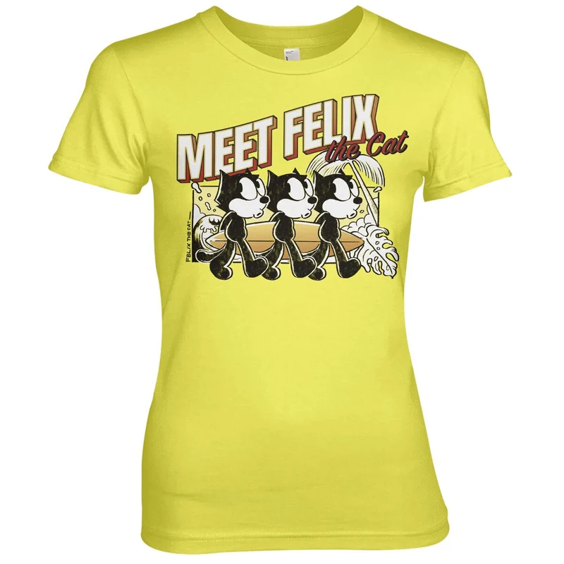 Meet Felix The Cat Girly Tee