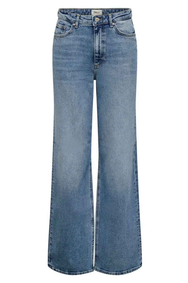 Only - Onljuicy Wide Leg Rea365 Ot - 4989819 Medium Blue Denim