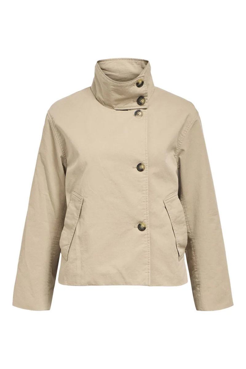 Object - Objgro Re Short Jacket - 4668396 Desert Taupe