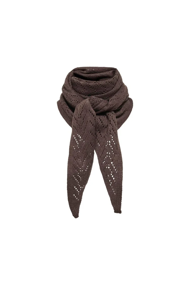 Only - Onlmarie Pointelle Triangle Scarf Cc Acc - 5034347 Bracken