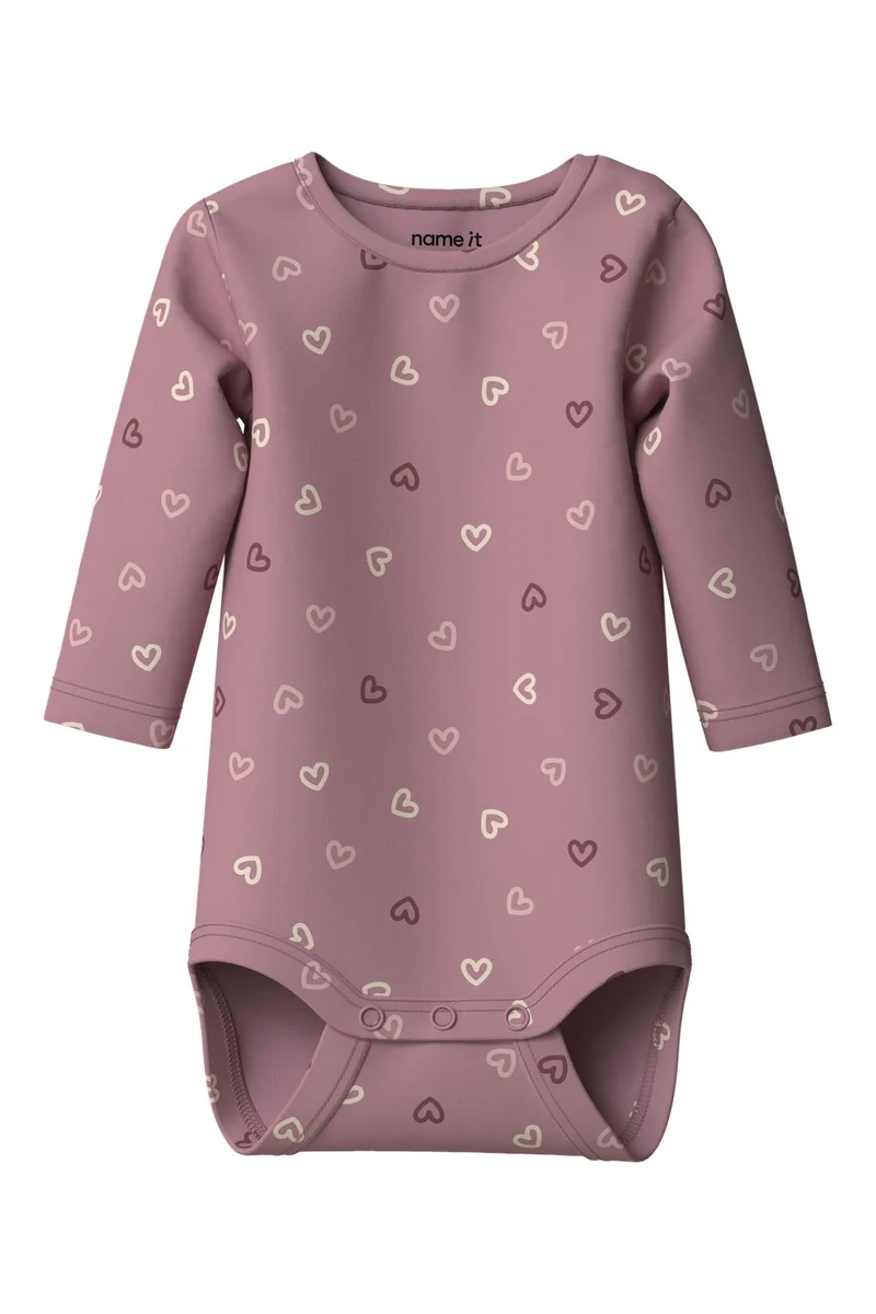 Name It - Nbfvandora Ls Body Box - 5135453 Lilas Hearts2