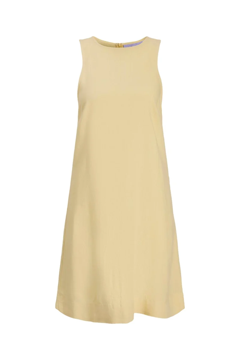 Jjxx - Jxalmira Linen Ble Short Sl Dress Ln - 4919739 Sunlight