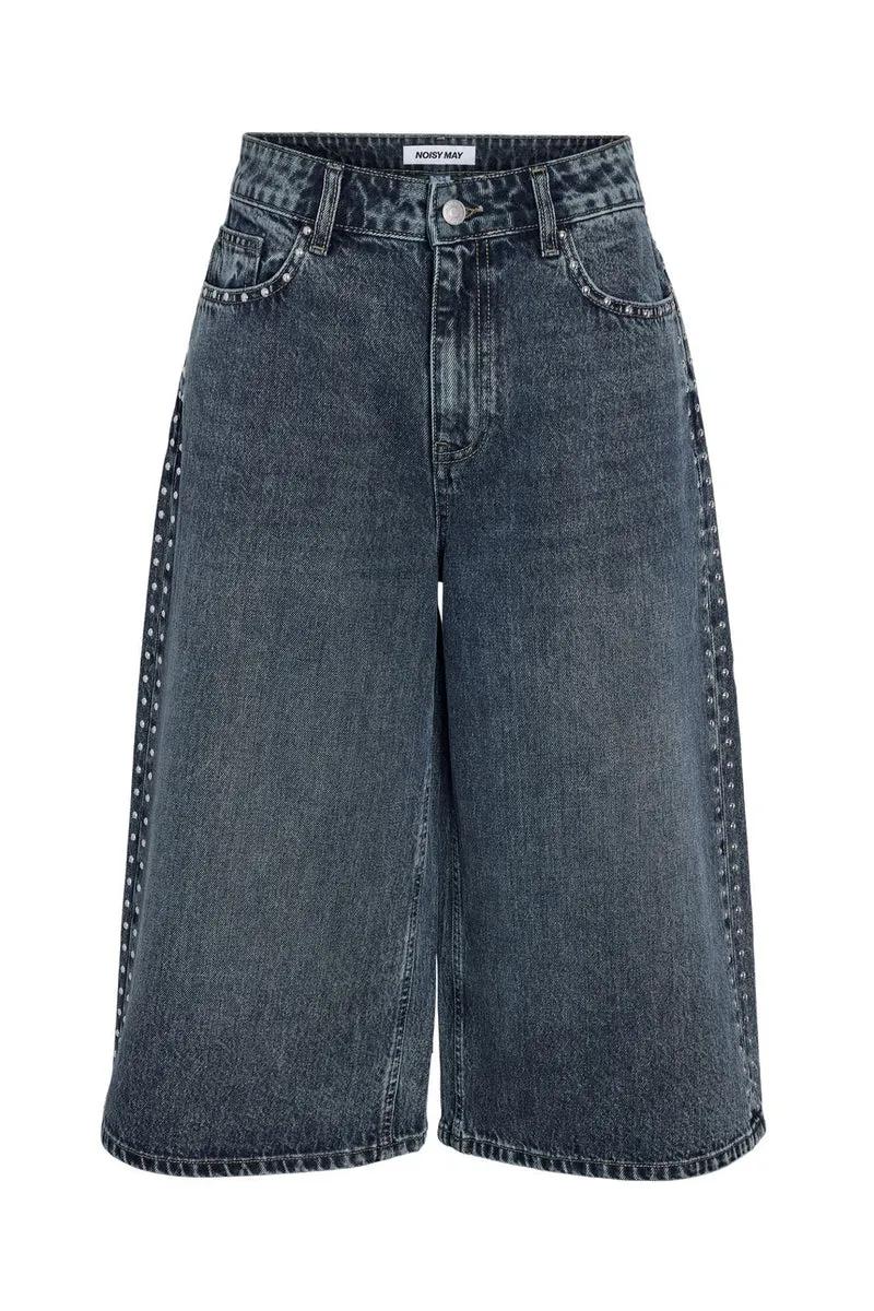 Noisy May - Nmoreon Windie Stud Jorts Az480Mb - 5126662 Medium Blue Denim Az480Mb