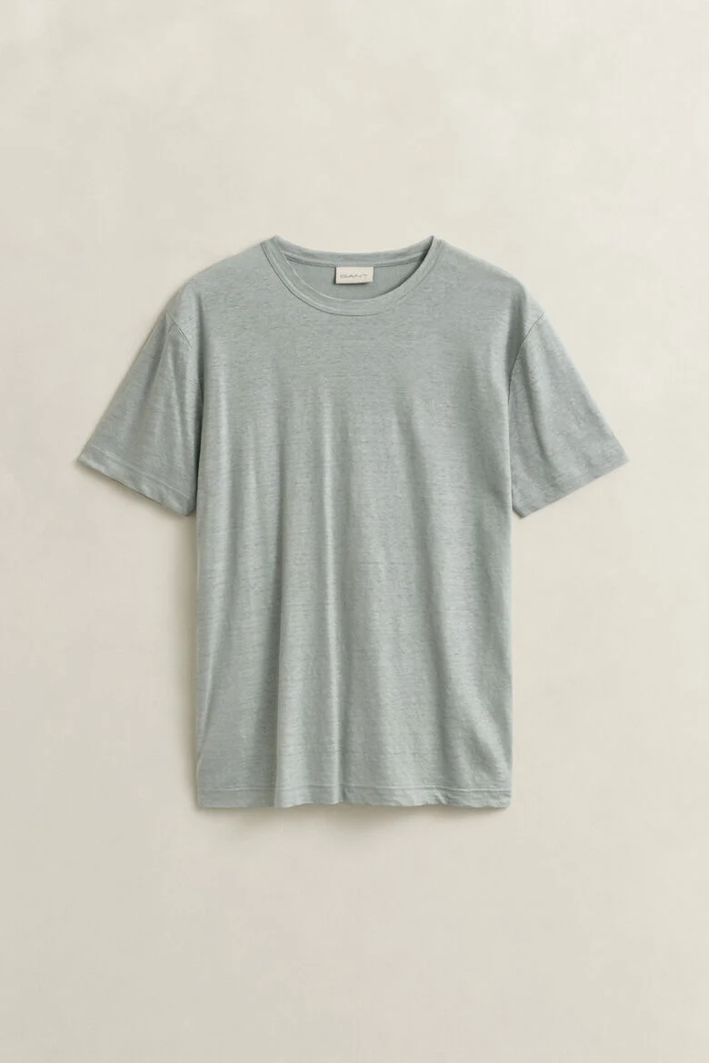 GANT Linen T-Shirt - Ceramic Grey