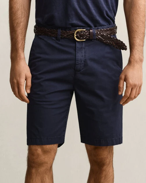GANT Sunfaded Chino Shorts - Evening Blue