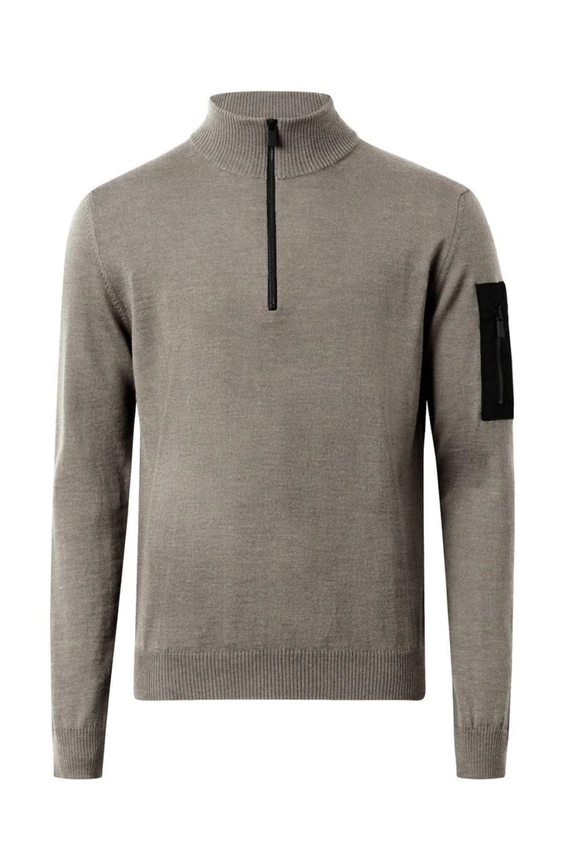 SNOOT Lucca Merino Half-Zip - Morel