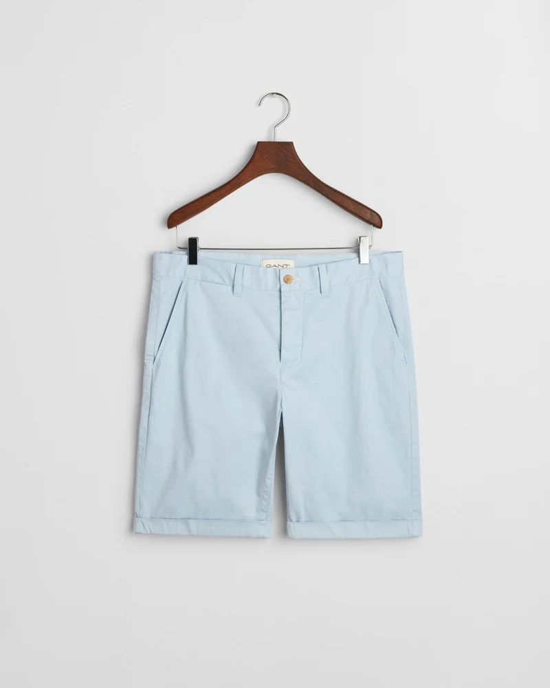 GANT Sunfaded Chino Shorts - Fresh Blue