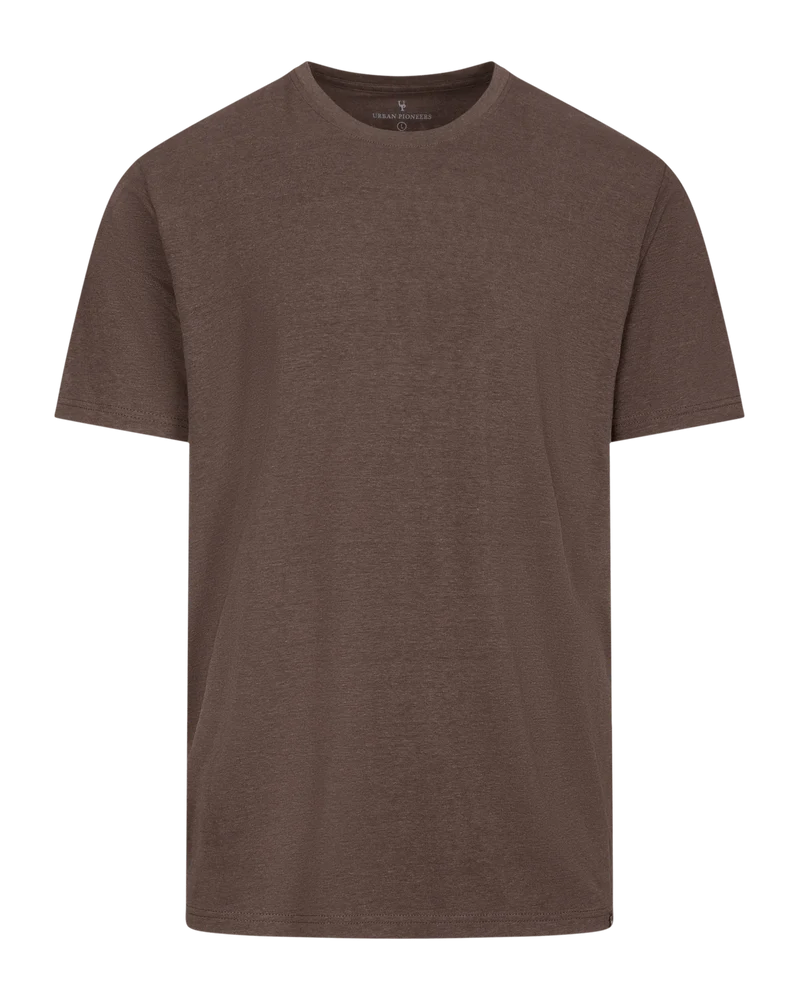 URBAN PIONEERS Cobi Tee - Dark Brown