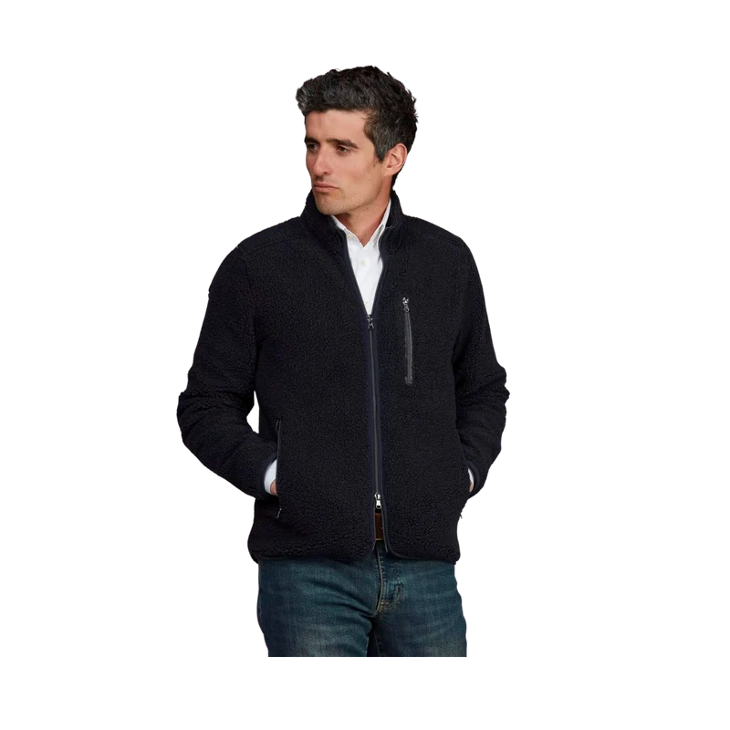 Pile Fleece Jacket - Navy
