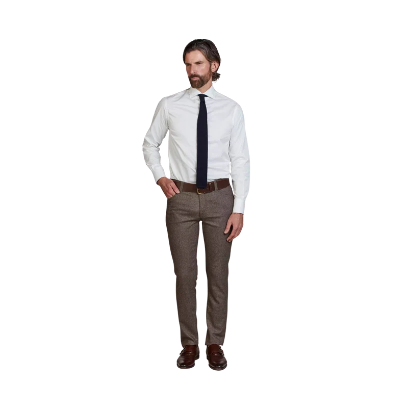 5-Pkt Merano Cashmere Blend - Brown