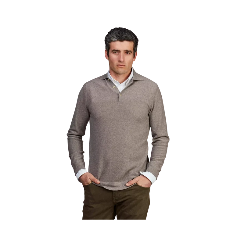 Merino Structure Polo - Mole
