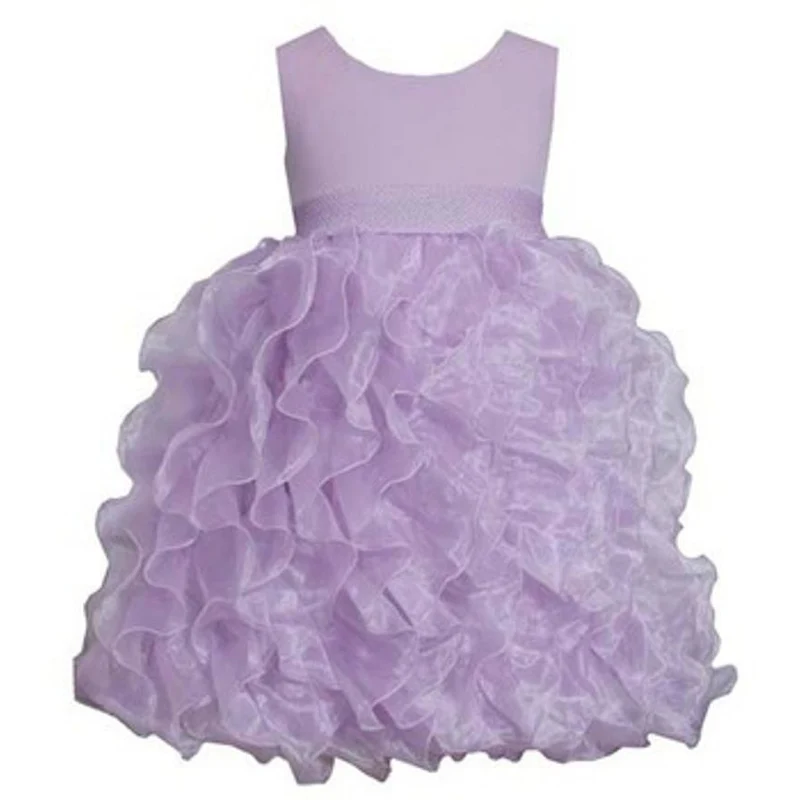 Lilac Chiffon Special Occasion Dress