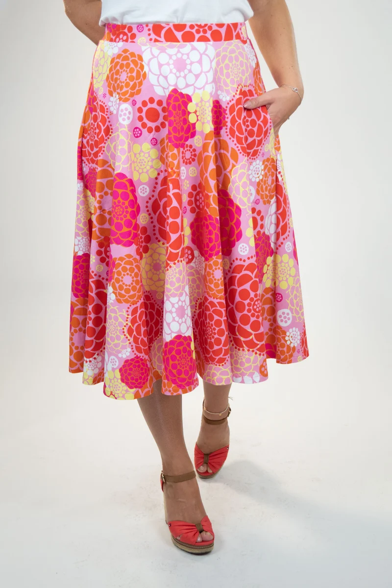 Kjol Cilla - Zinnia pink