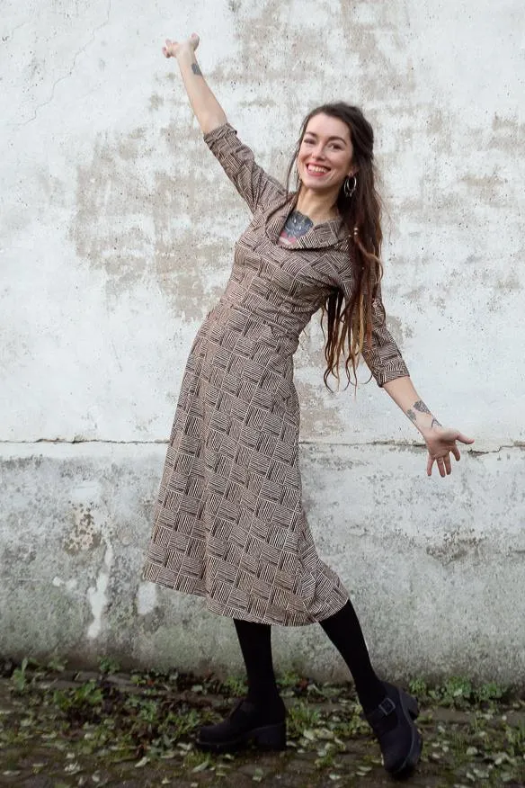 Klänning Mona - Bambu brown beige