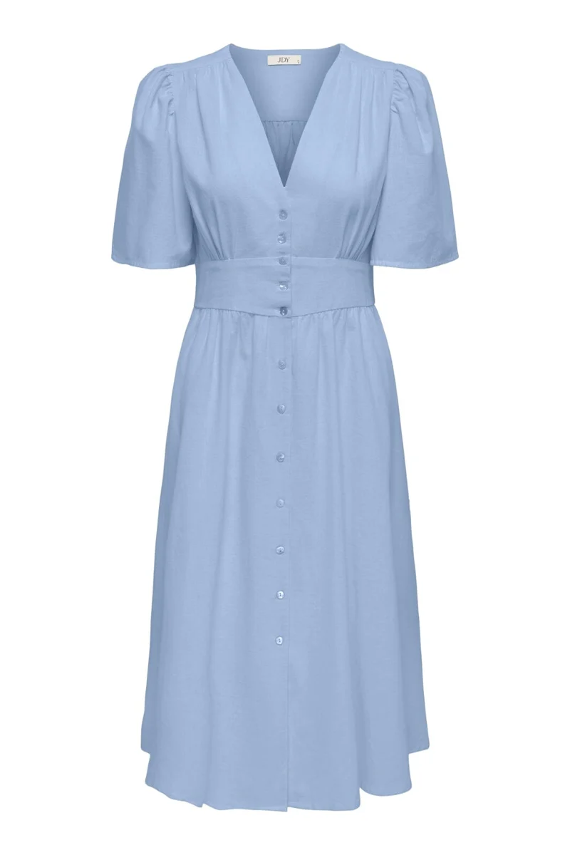JDY - Jdynora 2/4 Midi Dress - 4937544 Chambray Blue
