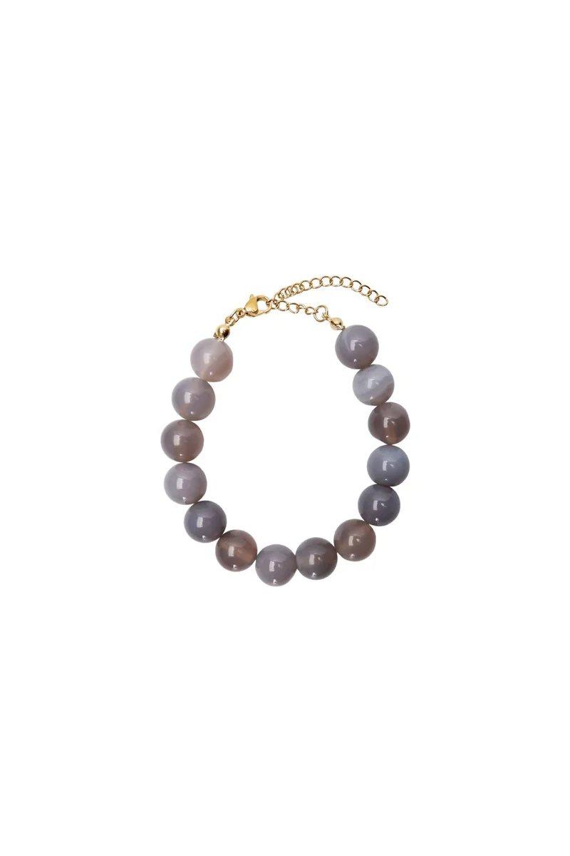 Black Colour - Bcezra Bracelet 4401 - Grey