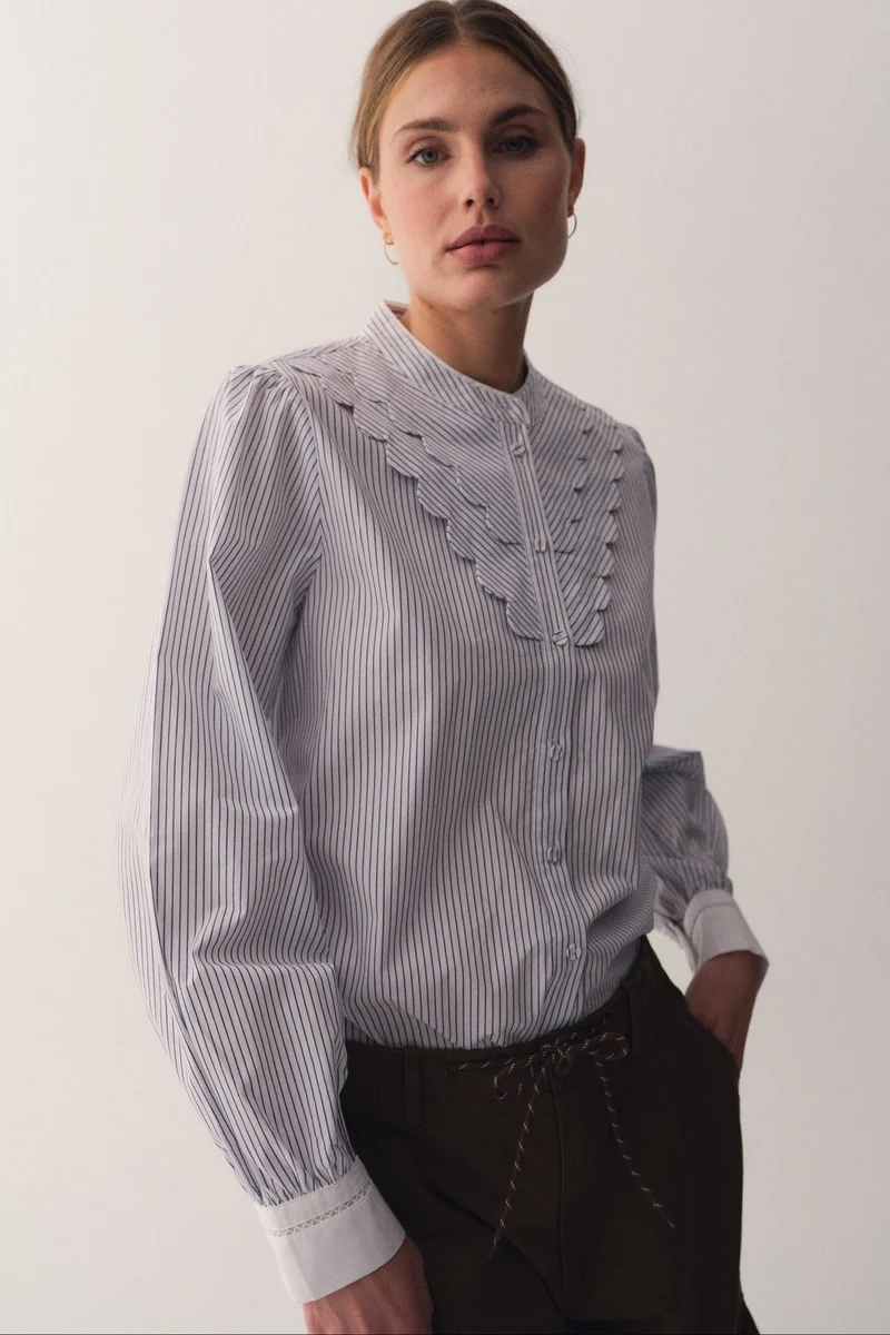 Gossia - Palomago Shirt G2626 - Blue Stripes