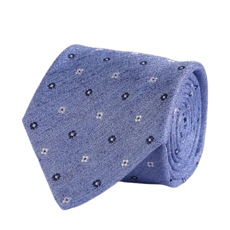 Classic Tie - Sky blue melange