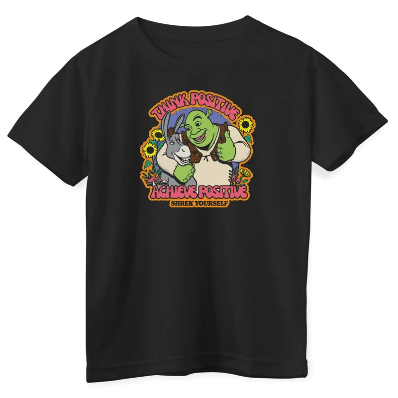 Think Positive - Achieve Positive Kids Tee