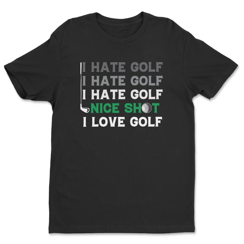 I Hate Golf Tee