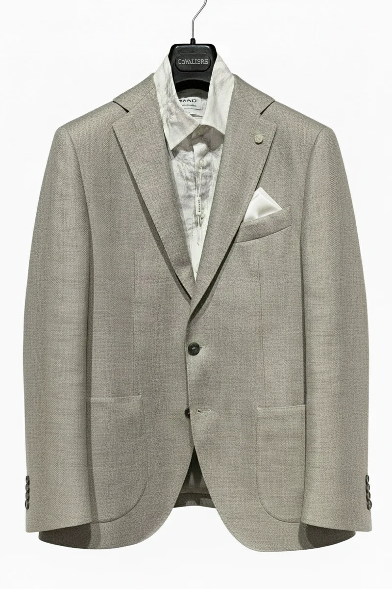 CAVALIERE Olivier Classic Linen Blazer - Green