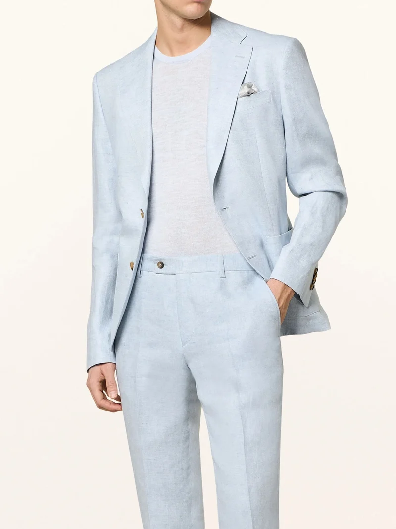SAND King Linen Suit - Light Blue