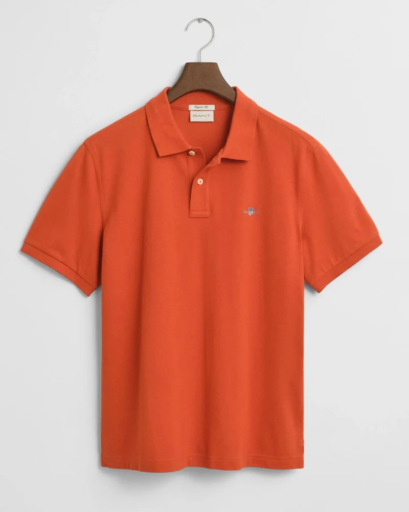 GANT Shield Polo Shirt - Burnt Orange
