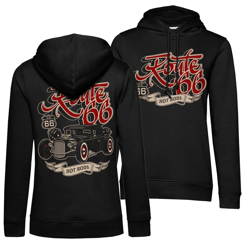 US 66 Hot Rods Girls Hoodie