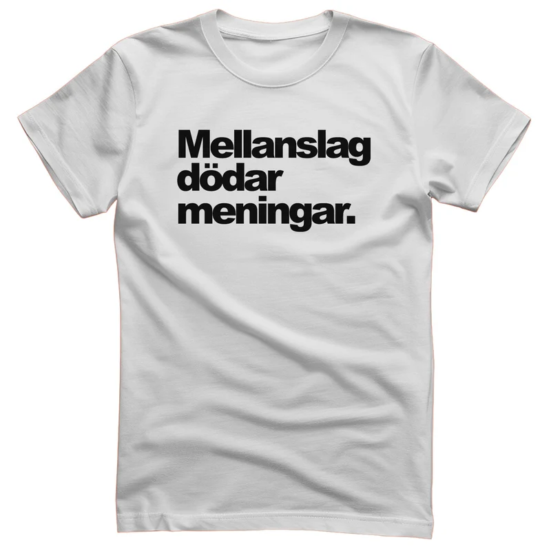 Mellanslag Dödar Meningar T-Shirt