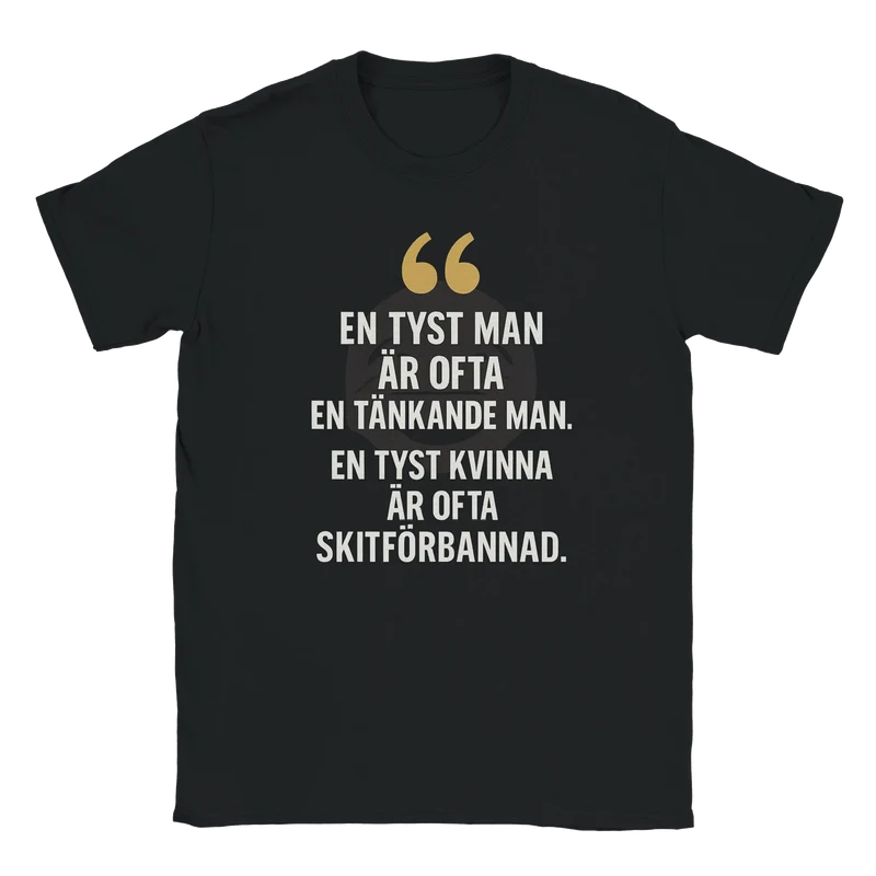 T-shirt - En tyst man