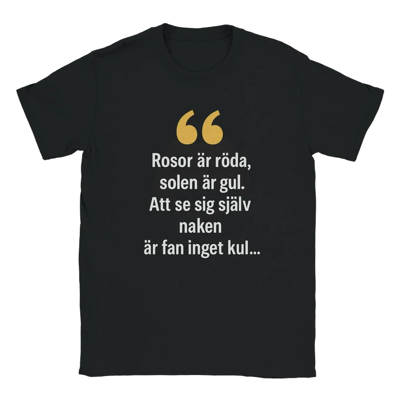 T-shirt - Rosor är röda