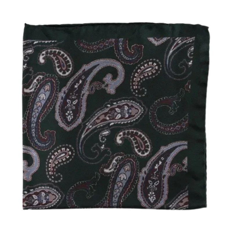 Pocket Square - 510 Bottle Green