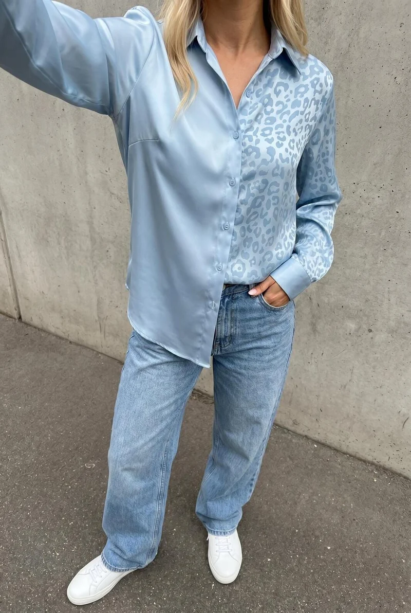 A-bee - Liva Shirt - Sky Blue