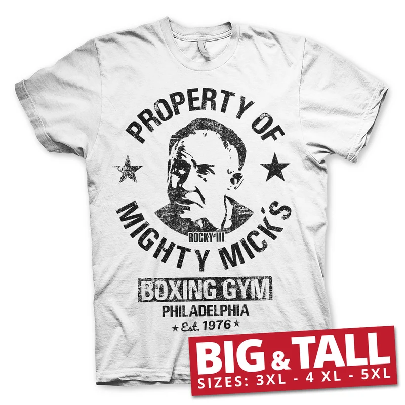 Rocky - Mighty Mick's Gym Big & Tall Tee