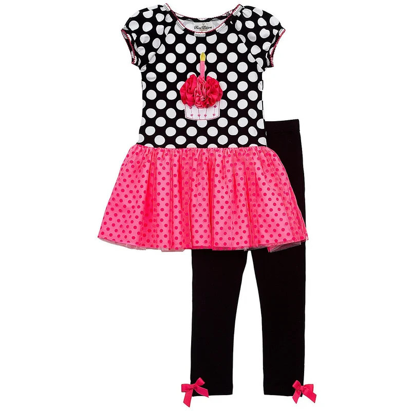 Rare Editions- Cupcake Tutu Legging Set